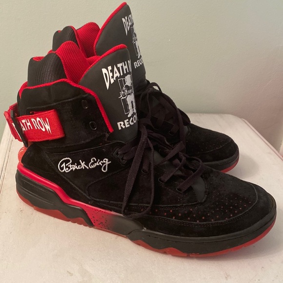 Ewing Other - Ewing Athletics 33 Hi x Death Row Records Black/ red shoes